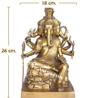 Ganesha Ascetic Ganesh (4 heads)
