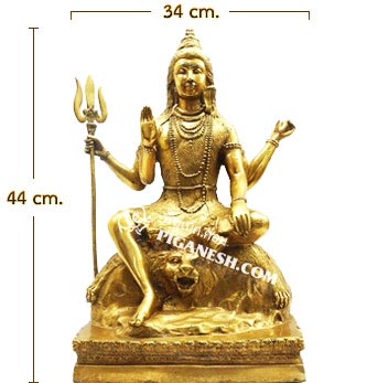 Shiva Bestows (sits on a tiger skin)